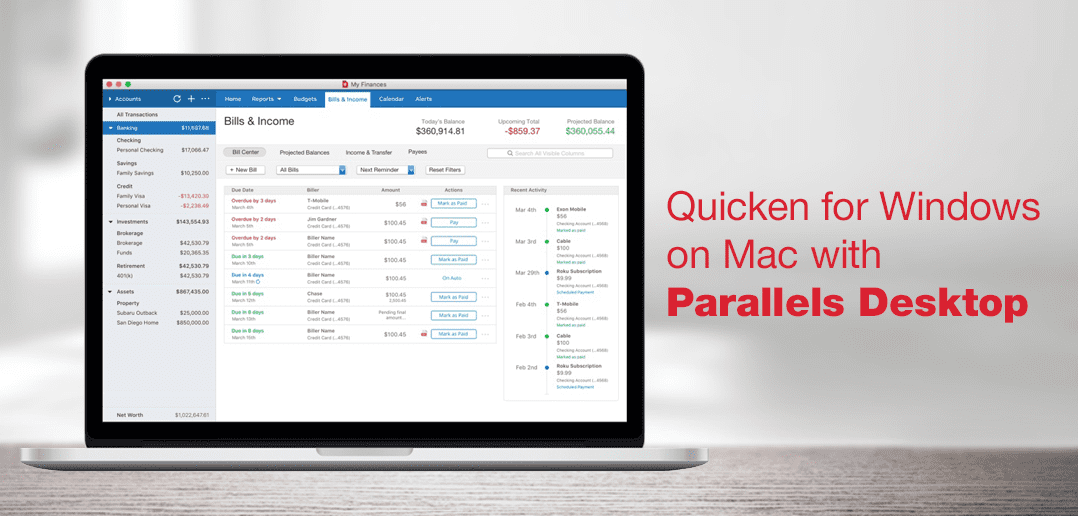 can quicken mac version be used for business
